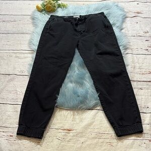 DL1961 Knit Denim Gwen Jogger Pants Black Sz 29